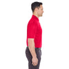 UltraClub Men's Red Cool & Dry Mesh Pique Polo