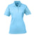 UltraClub Women's Columbia Blue Cool & Dry Mesh Pique Polo