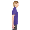 UltraClub Women's Purple Cool & Dry Mesh Pique Polo