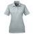 UltraClub Women's Silver Cool & Dry Mesh Pique Polo