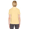 UltraClub Women's Yellow Haze Cool & Dry Mesh Pique Polo