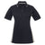 UltraClub Women's Black/Stone Cool & Dry Sport Two-Tone Polo