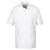 UltraClub Men's White Cool & Dry Elite Performance Polo