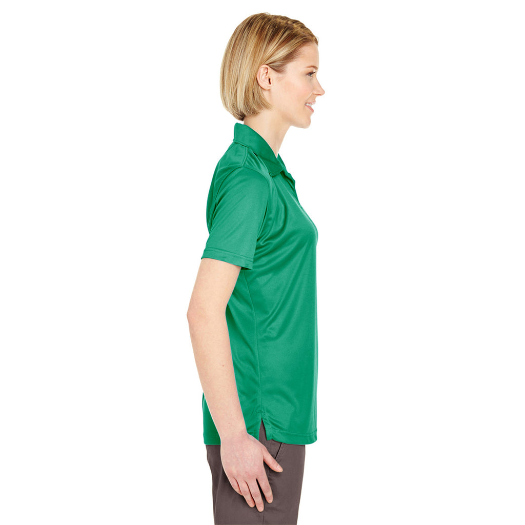 UltraClub Women's Kelly Cool & Dry Sport Performance Interlock Polo