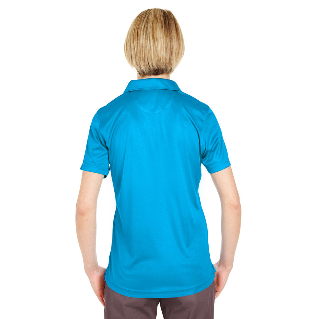 UltraClub Women's Sapphire Cool & Dry Sport Performance Interlock Polo