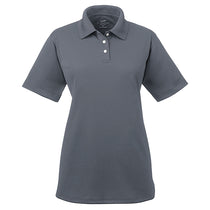 UltraClub Women's Charcoal Cool & Dry Stain-Release Performance Polo