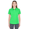 UltraClub Women's Cool Green Cool & Dry Stain-Release Performance Polo