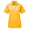 UltraClub Women's Gold Cool & Dry Stain-Release Performance Polo