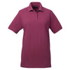 UltraClub Women's Burgundy Classic Pique Polo