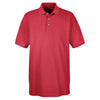 UltraClub Men's Cardinal Classic Pique Polo