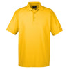 UltraClub Men's Gold Whisper Pique Polo