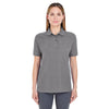 UltraClub Women's Graphite Whisper Pique Polo