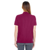 UltraClub Women's Wine Whisper Pique Polo