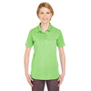 UltraClub Women's Light Green Cool & Dry 8 Star Elite Performance Interlock Polo