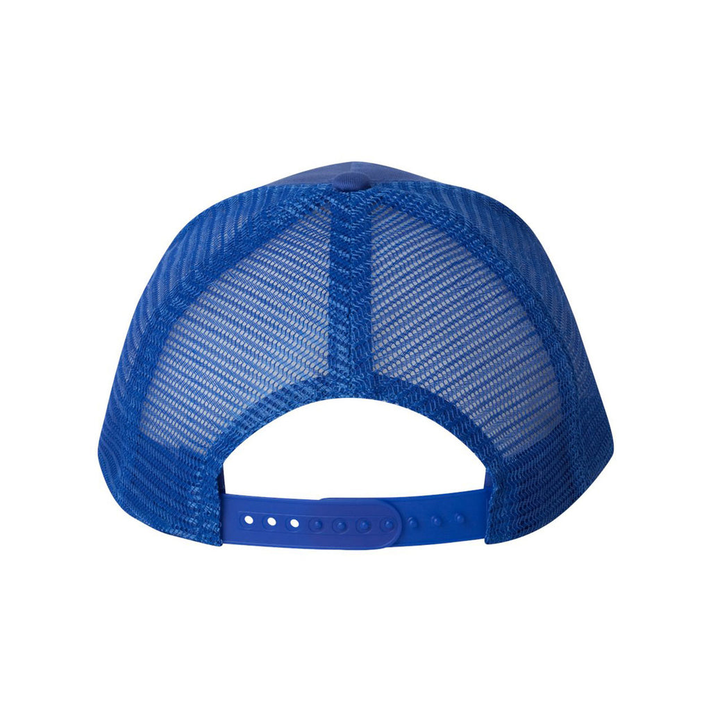 Valucap Royal Blue Five-Panel Trucker Cap