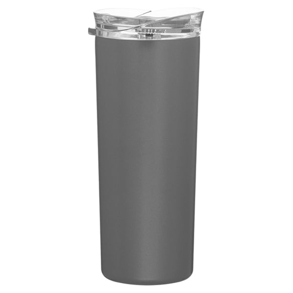 ETS Matte Storm Grey Petal 20.9 oz Tumbler
