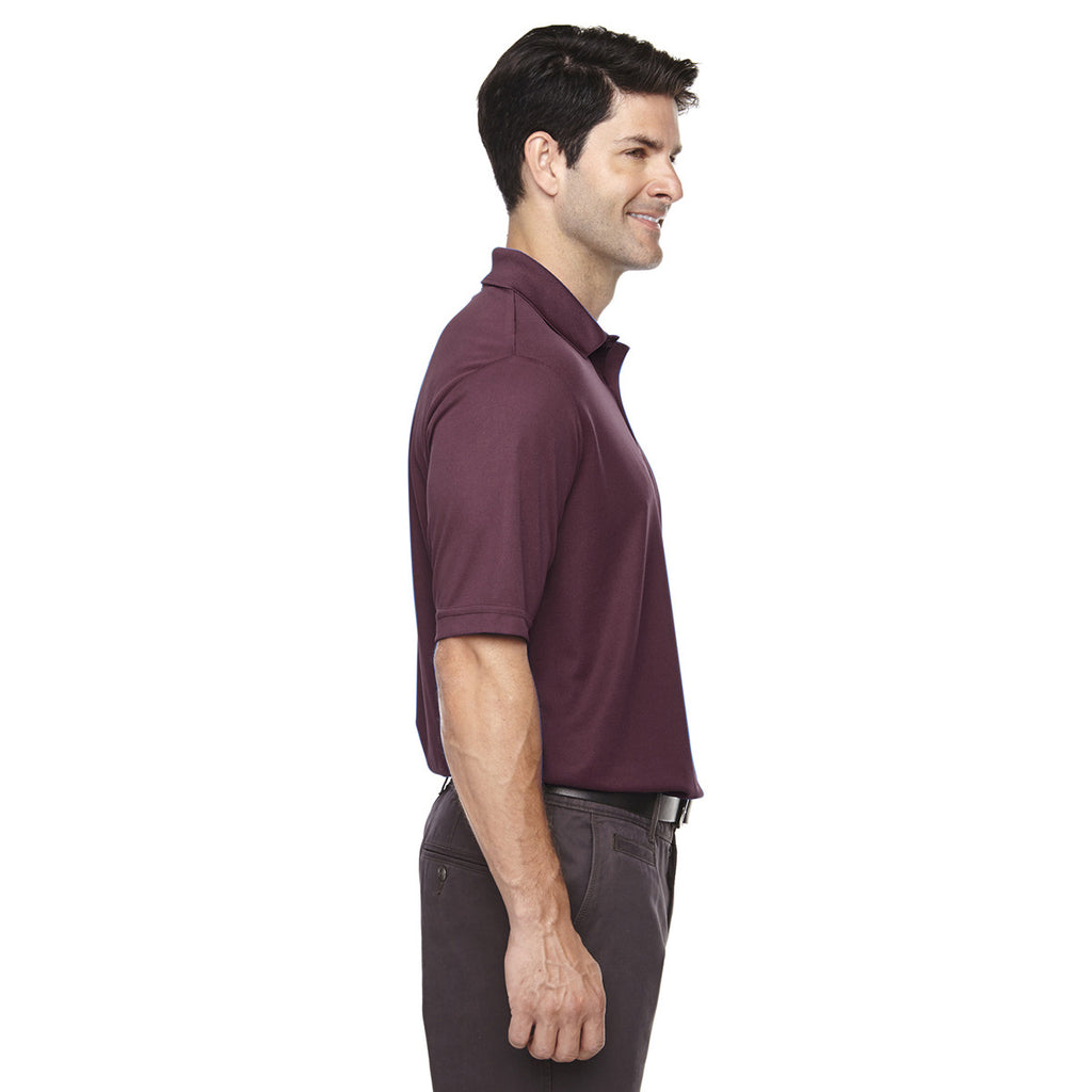 Core 365 Men's Burgundy Origin Performance Pique Polo