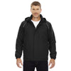 Core 365 Men's Black Brisk Insulated Jacket