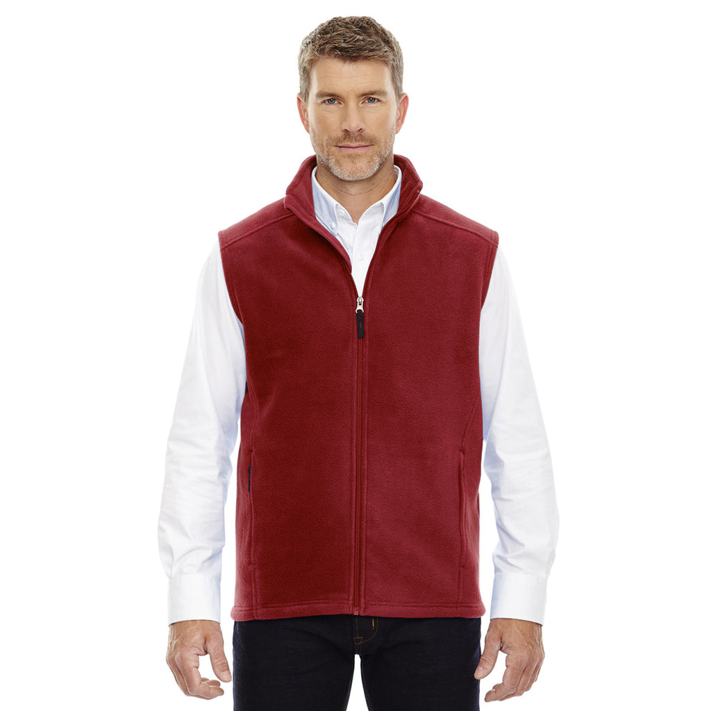 Core 365 Men's Classic Red Journey Fleece Vest