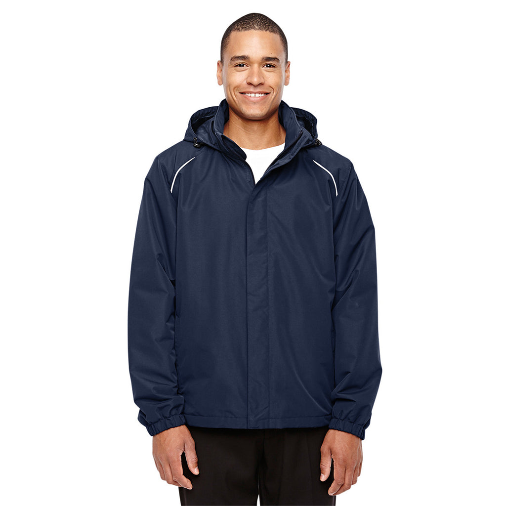 Core 365 Men's Classic Navy Profile Fleece-Lined All-Season Jacket