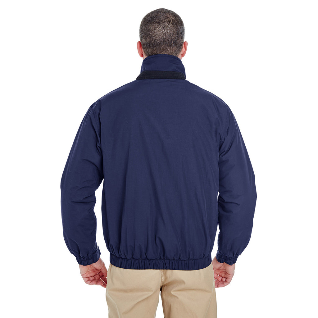 UltraClub Men's Navy/Navy Adventure All-Weather Jacket