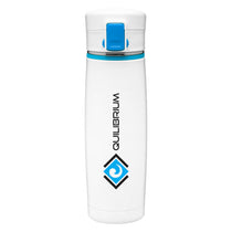 ETS White/Aqua Viper Stainless Steel Tumbler 16 oz