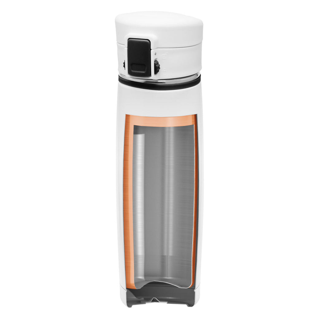 ETS White/Black Viper Stainless Steel Tumbler 16 oz
