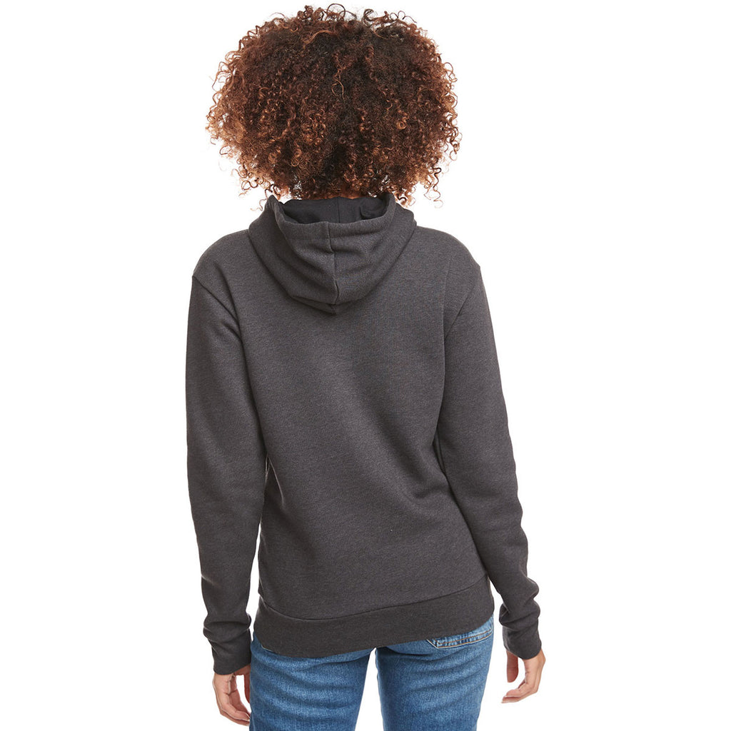 Next Level Unisex Heather Black Classic PCH Pullover Hooded Sweatshirt