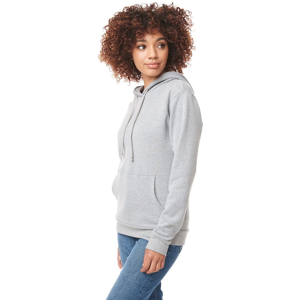 Next Level Unisex Heather Grey Classic PCH Pullover Hooded Sweatshirt