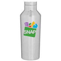 H2Go Stainless 16.9 oz Manhattan Stainless Steel Bottle