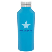 H2Go Matte Aqua 16.9 oz Manhattan Stainless Steel Bottle