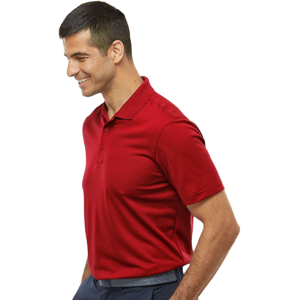 Adidas Men's Power Red Basic Sport Polo