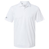 Adidas Men's White Basic Sport Polo