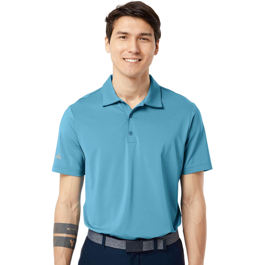 Adidas Men's Hazy Blue Ultimate Solid Polo