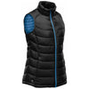 Stormtech Women's Black/Azure Blue Stavanger Thermal Vest