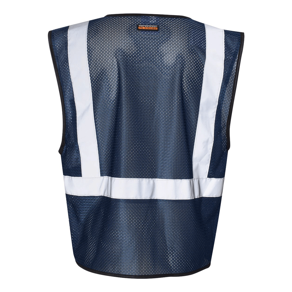 ML Kishigo Men's Navy Enhanced Visibility Non-ANSI Vest