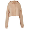 Bella + Canvas Women's Peach Cropped Fleece Hoodie