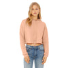 Bella + Canvas Women's Peach Cropped Fleece Hoodie