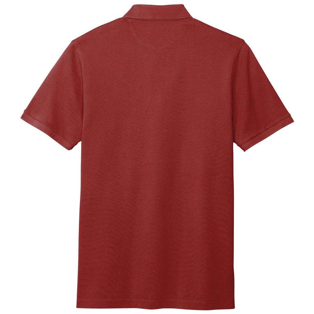 Brooks Brothers Men's Rich Red Pima Cotton Pique Polo