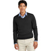 Brooks Brothers Men's Deep Black Washable Merino V-Neck Sweater