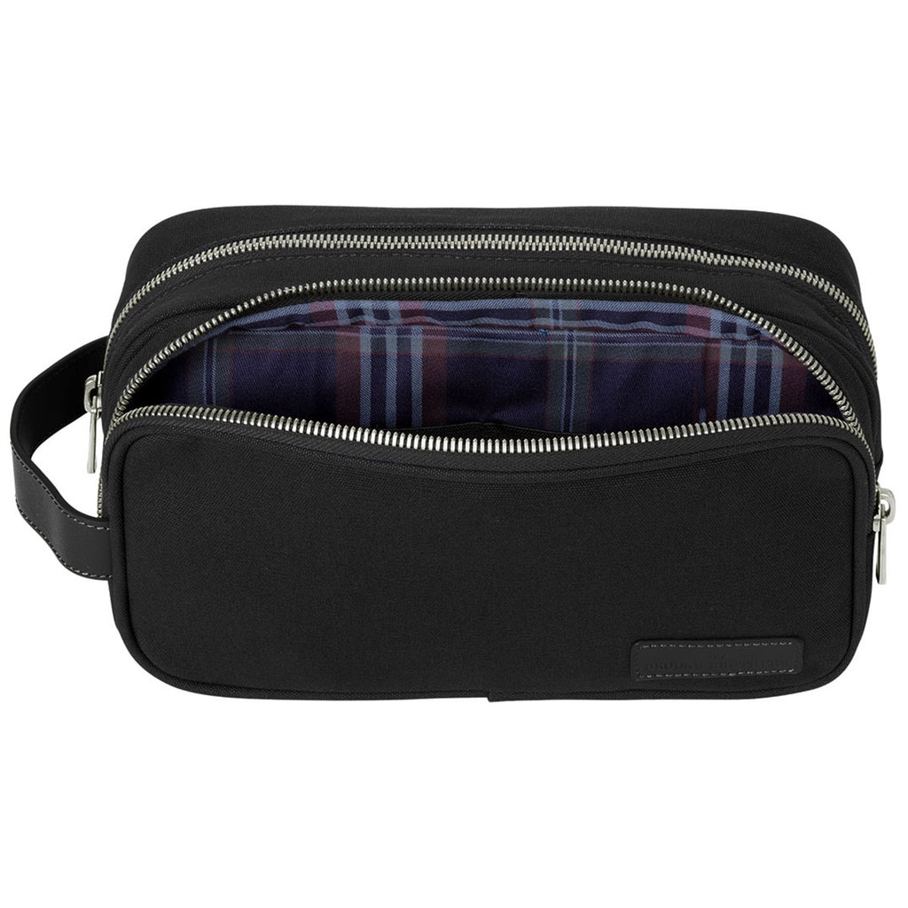 Brooks Brothers Black Wells Dopp Kit