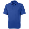 Cutter & Buck Men's Tour Blue Virtue Eco Pique Recycled Tall Polo