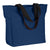 BAGedge Navy Polyester Zip Tote