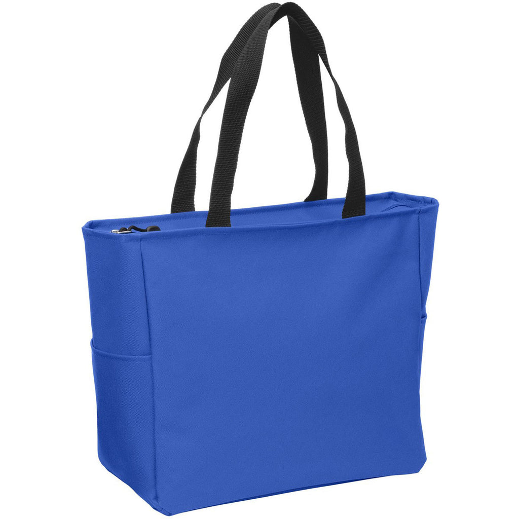 Port Authority True Royal Essential Zip Tote