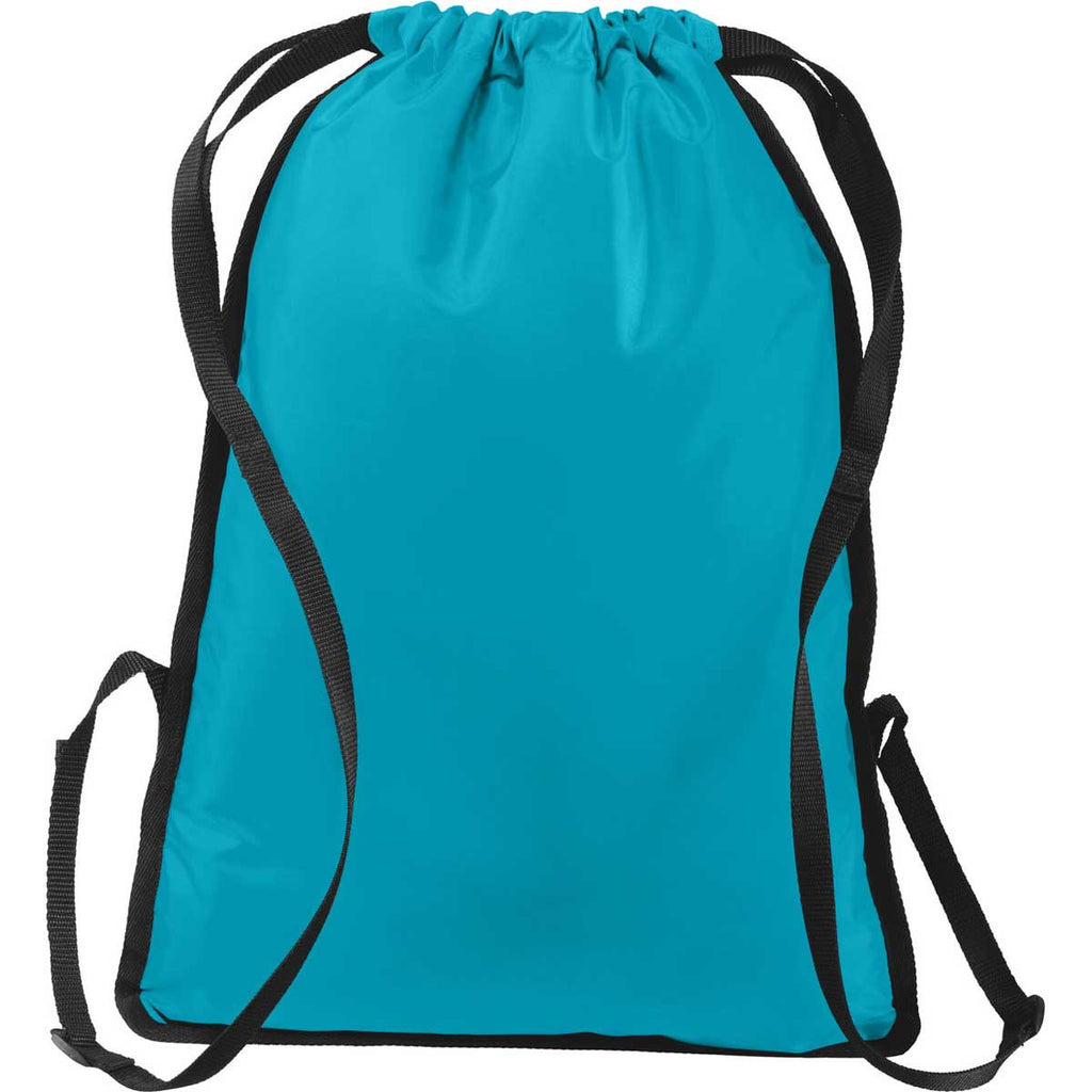 Port Authority Tropic Blue/Black Zip-It Cinch Pack