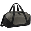 Port Authority Grey/Black Team Duffel