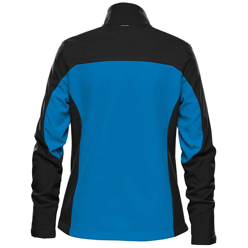 Stormtech Women's Azure Blue/Black Cascades Softshell