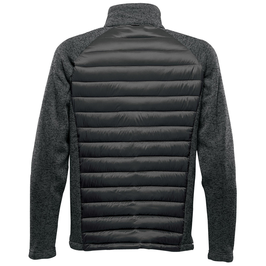 Stormtech Men's Black/Dolphin Heather Narvik Hybrid Jacket