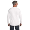Comfort Colors Men's White 6.1 Oz. Long-Sleeve Pocket T-Shirt