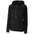 Cutter & Buck Women's Black Breaker Half Zip Hooded Popover